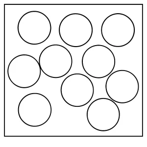 Omalovánka deset míčků – coloring page s číslem 10 pro děti k vybarvení