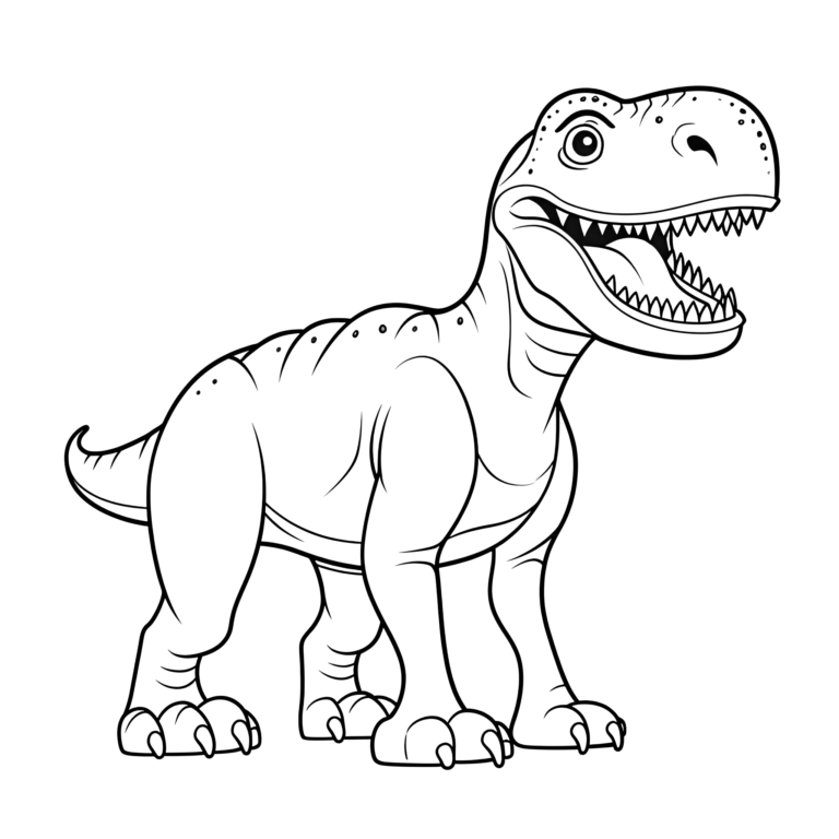 Omalovánka dinosaurus 5