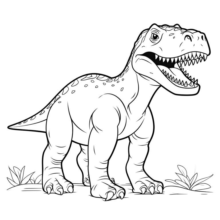 Omalovánka dinosaurus 9